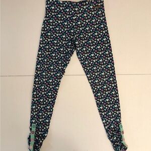 Matilda Jane Heart Patterned Leggings Girls Size 16